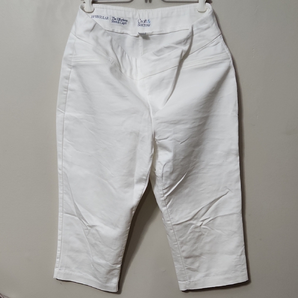 Croft & Barrow White Petites Pants